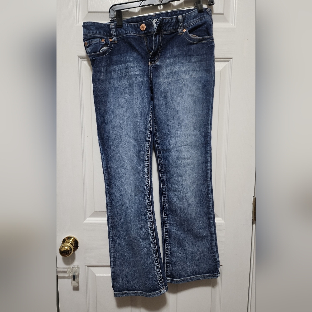 Maurices Dark Blue Straight Leg Jeans